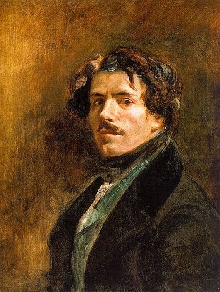 Self-Portrait ca. 1837 Eugene Delacroix  Musee du Louvre Paris RF25